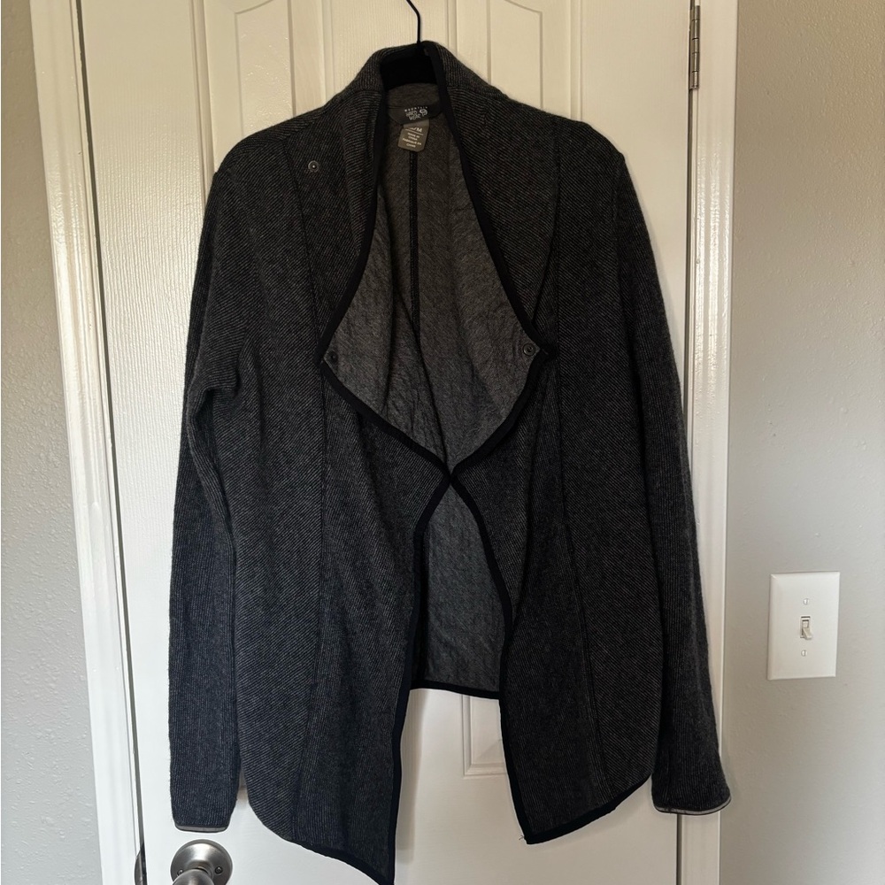 Mountain Hardware Gray Open Front Cardigan